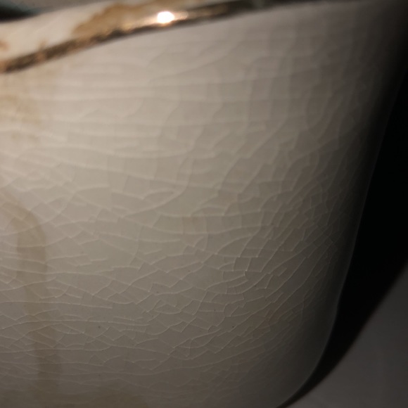 Vintage St. Francis of Assisi Glazed Porcelain Planter 8.5” Tall - Picture 11 of 12